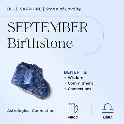 Libra Zodiac & September Birthstone Necklaces